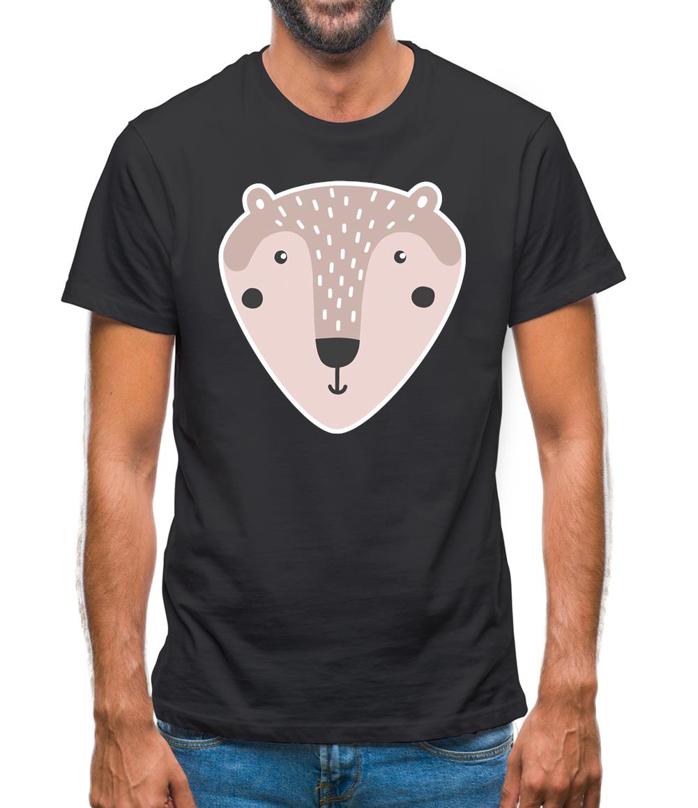 Smiley Face Mrs Bear Mens T-Shirt Smiley Face Mrs Bear Mens T-Shirt