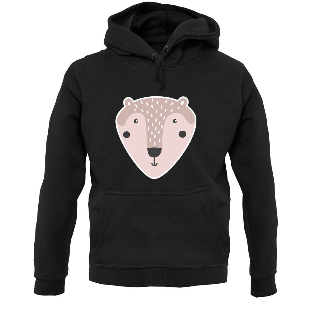 Smiley Face Mr Bear Unisex Hoodie