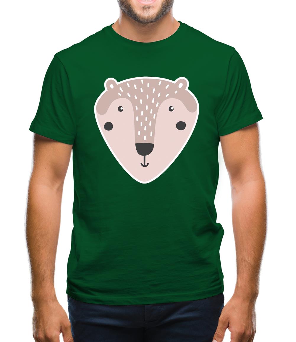Smiley Face Mr Bear Mens T-Shirt Smiley Face Mr Bear Mens T-Shirt