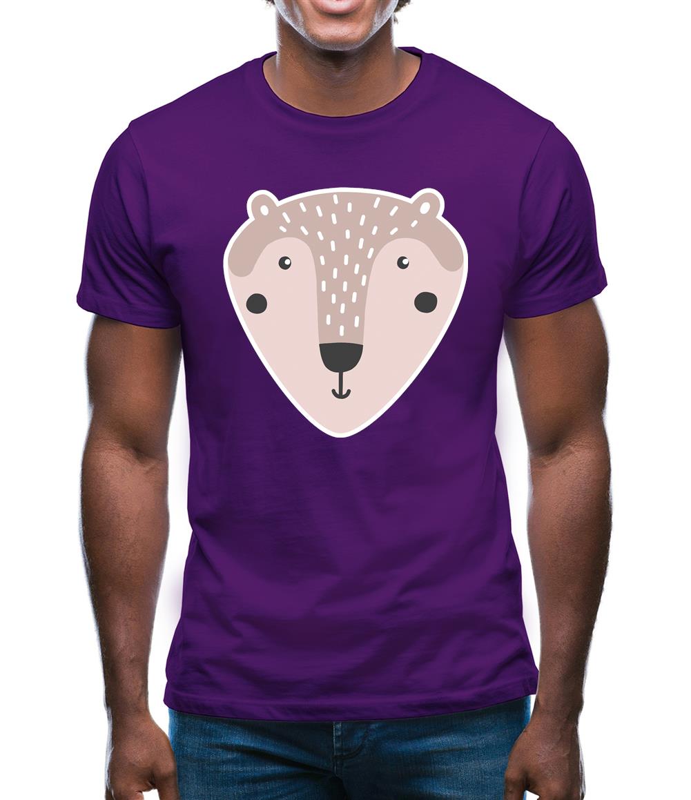 Smiley Face Mrs Bear Mens T-Shirt Smiley Face Mrs Bear Mens T-Shirt
