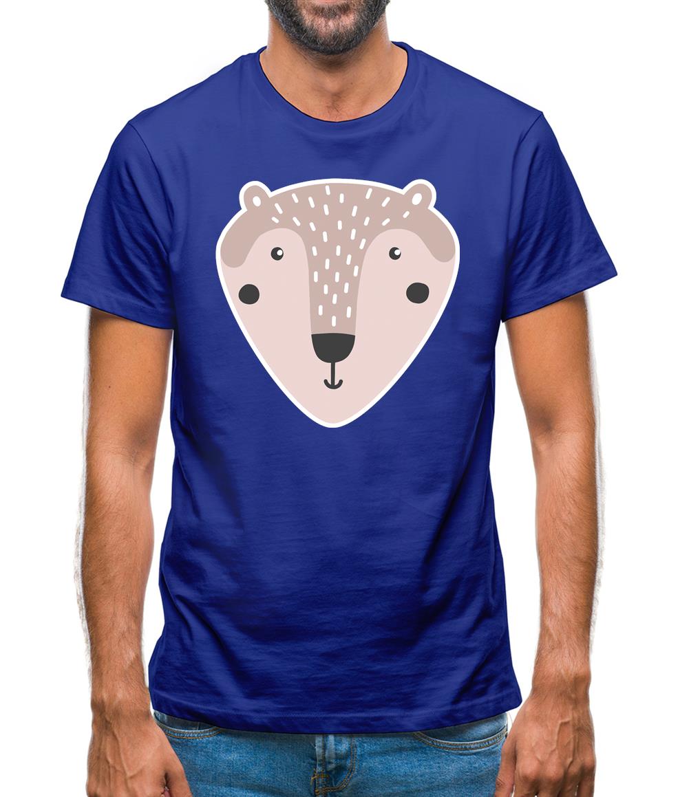 Smiley Face Mr Bear Mens T-Shirt Smiley Face Mr Bear Mens T-Shirt