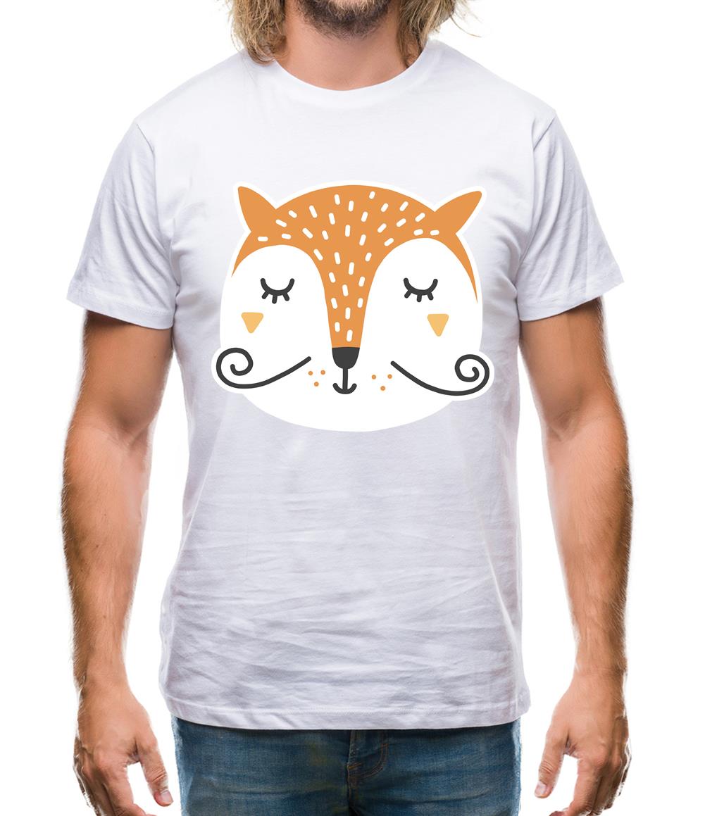 Smiley Face Mr Fox Mens T-Shirt Smiley Face Mr Fox Mens T-Shirt