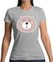 Smiley Face Bear Womens T-Shirt Smiley Face Bear Womens T-Shirt