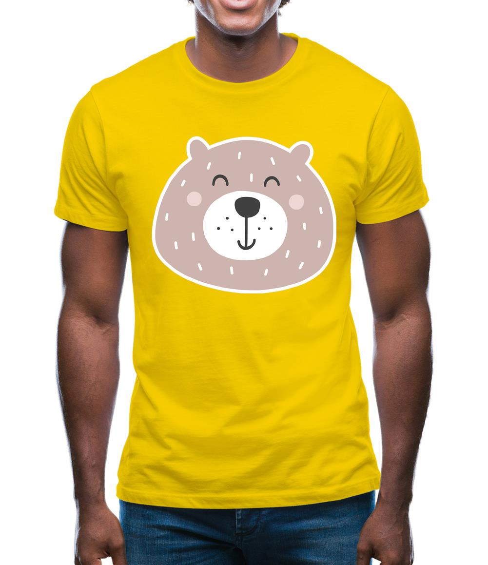 Smiley Face Bear Mens T-Shirt Smiley Face Bear Mens T-Shirt