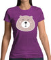 Smiley Face Bear Womens T-Shirt Smiley Face Bear Womens T-Shirt