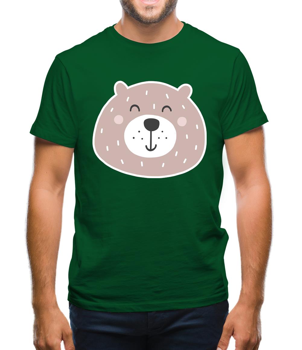 Smiley Face Bear Mens T-Shirt Smiley Face Bear Mens T-Shirt