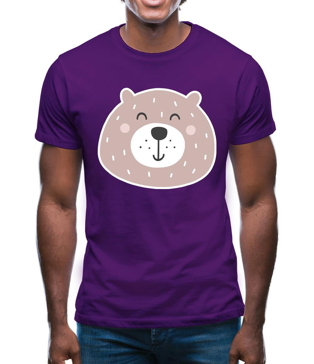 Smiley Face Bear Mens T-Shirt Smiley Face Bear Mens T-Shirt