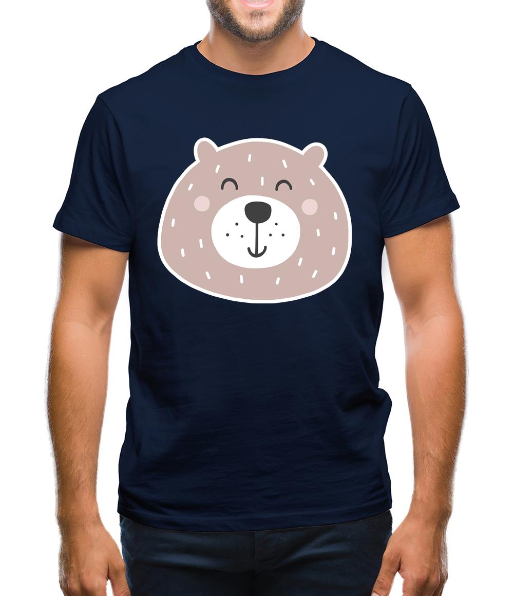 Smiley Face Bear Mens T-Shirt Smiley Face Bear Mens T-Shirt