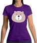 Smiley Face Bear Womens T-Shirt Smiley Face Bear Womens T-Shirt