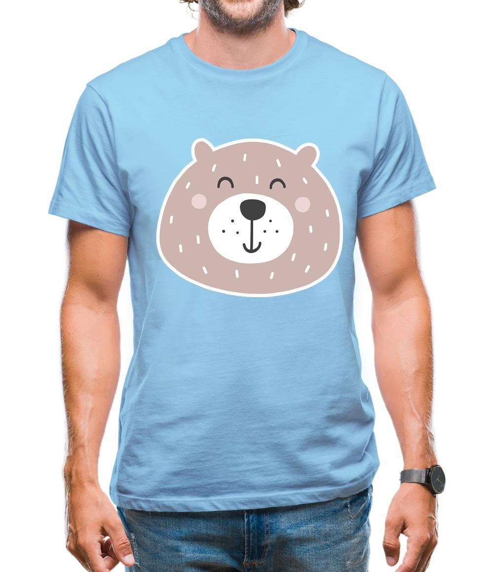 Smiley Face Bear Mens T-Shirt Smiley Face Bear Mens T-Shirt
