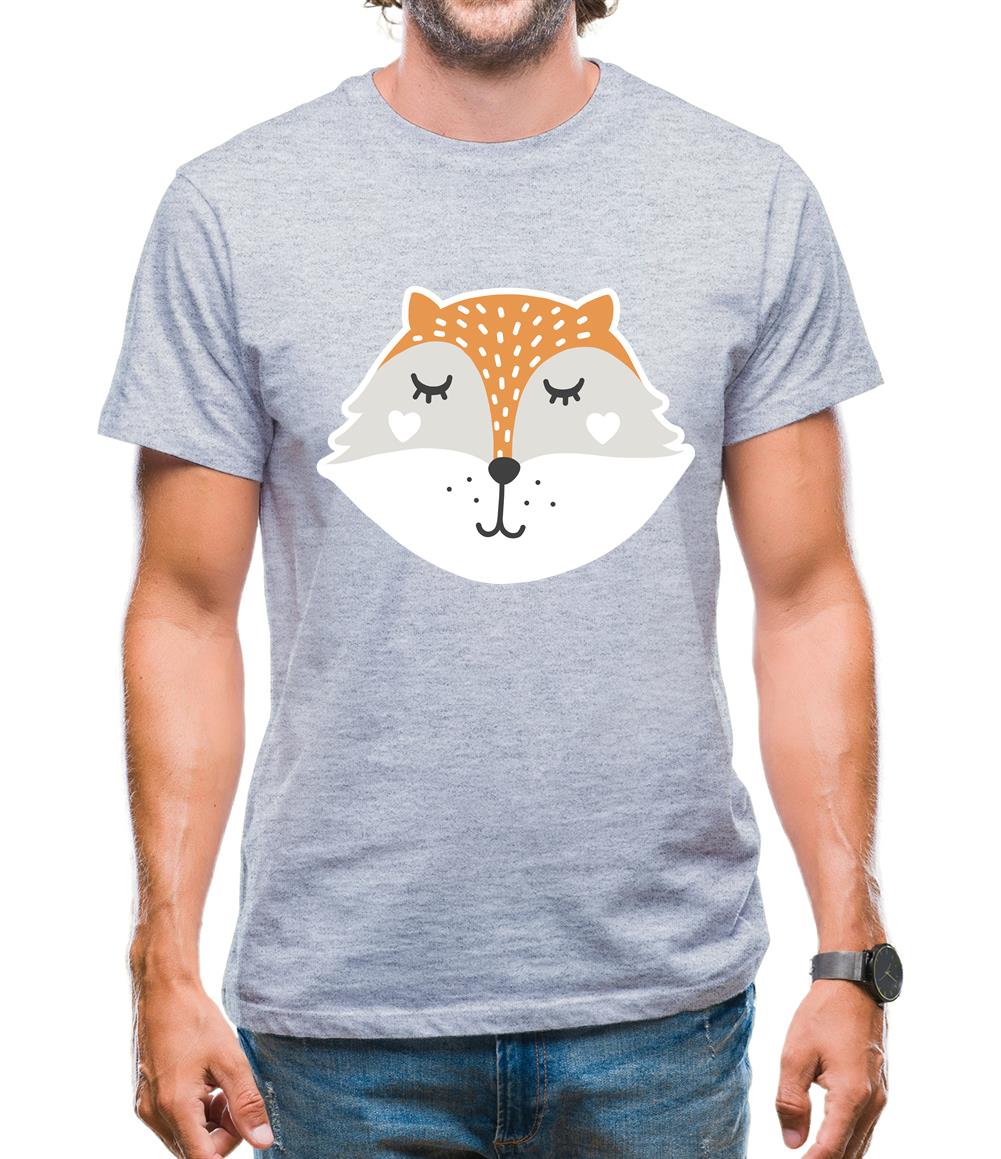 Smiley Face Mrs Fox Mens T-Shirt Smiley Face Mrs Fox Mens T-Shirt