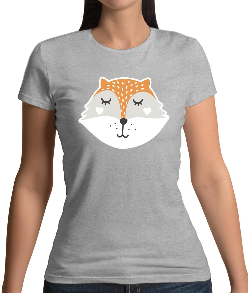 Smiley Face Mrs Fox Womens T-Shirt Smiley Face Mrs Fox Womens T-Shirt