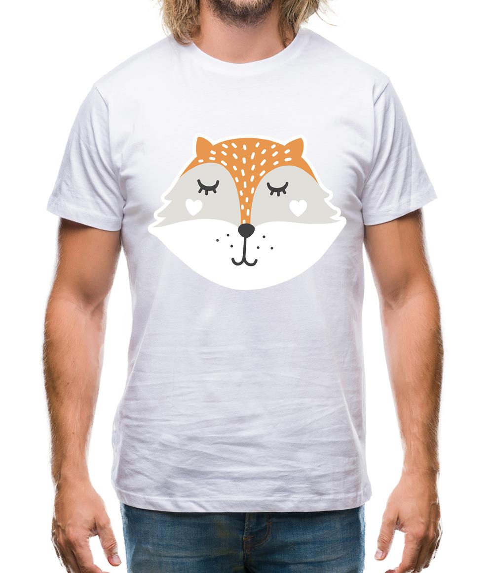 Smiley Face Mrs Fox Mens T-Shirt Smiley Face Mrs Fox Mens T-Shirt