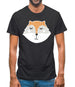 Smiley Face Mrs Fox Mens T-Shirt Smiley Face Mrs Fox Mens T-Shirt