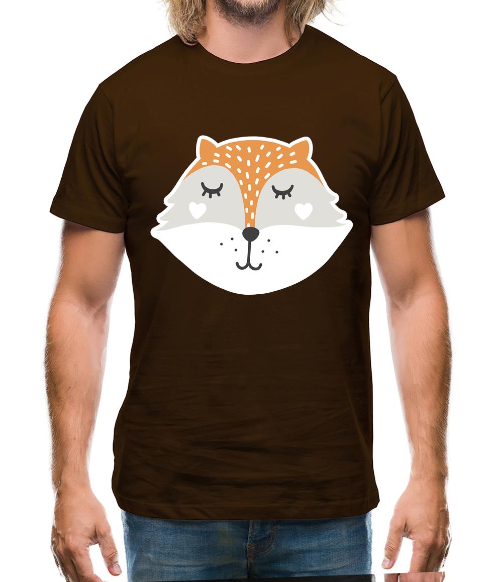 Smiley Face Mrs Fox Mens T-Shirt Smiley Face Mrs Fox Mens T-Shirt