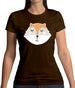 Smiley Face Mrs Fox Womens T-Shirt Smiley Face Mrs Fox Womens T-Shirt