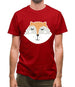 Smiley Face Mrs Fox Mens T-Shirt Smiley Face Mrs Fox Mens T-Shirt