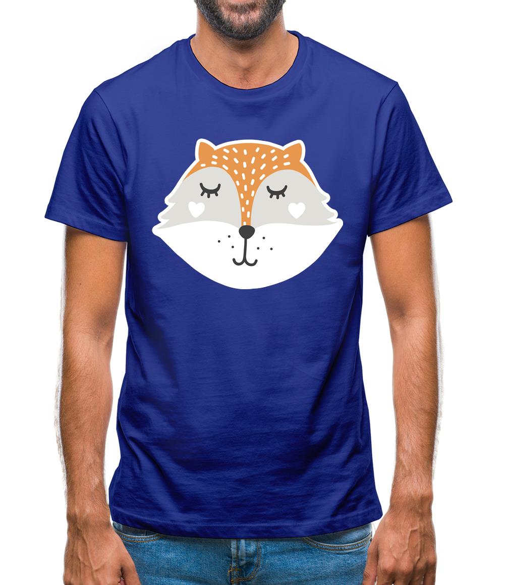 Smiley Face Mrs Fox Mens T-Shirt Smiley Face Mrs Fox Mens T-Shirt