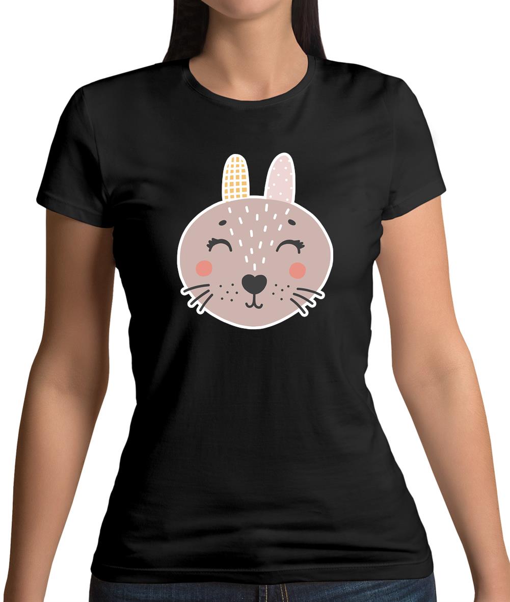 Smiley Face Mrs Rabbit Womens T-Shirt Smiley Face Mrs Rabbit Womens T-Shirt
