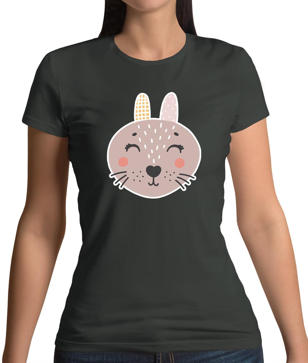 Smiley Face Mrs Rabbit Womens T-Shirt Smiley Face Mrs Rabbit Womens T-Shirt