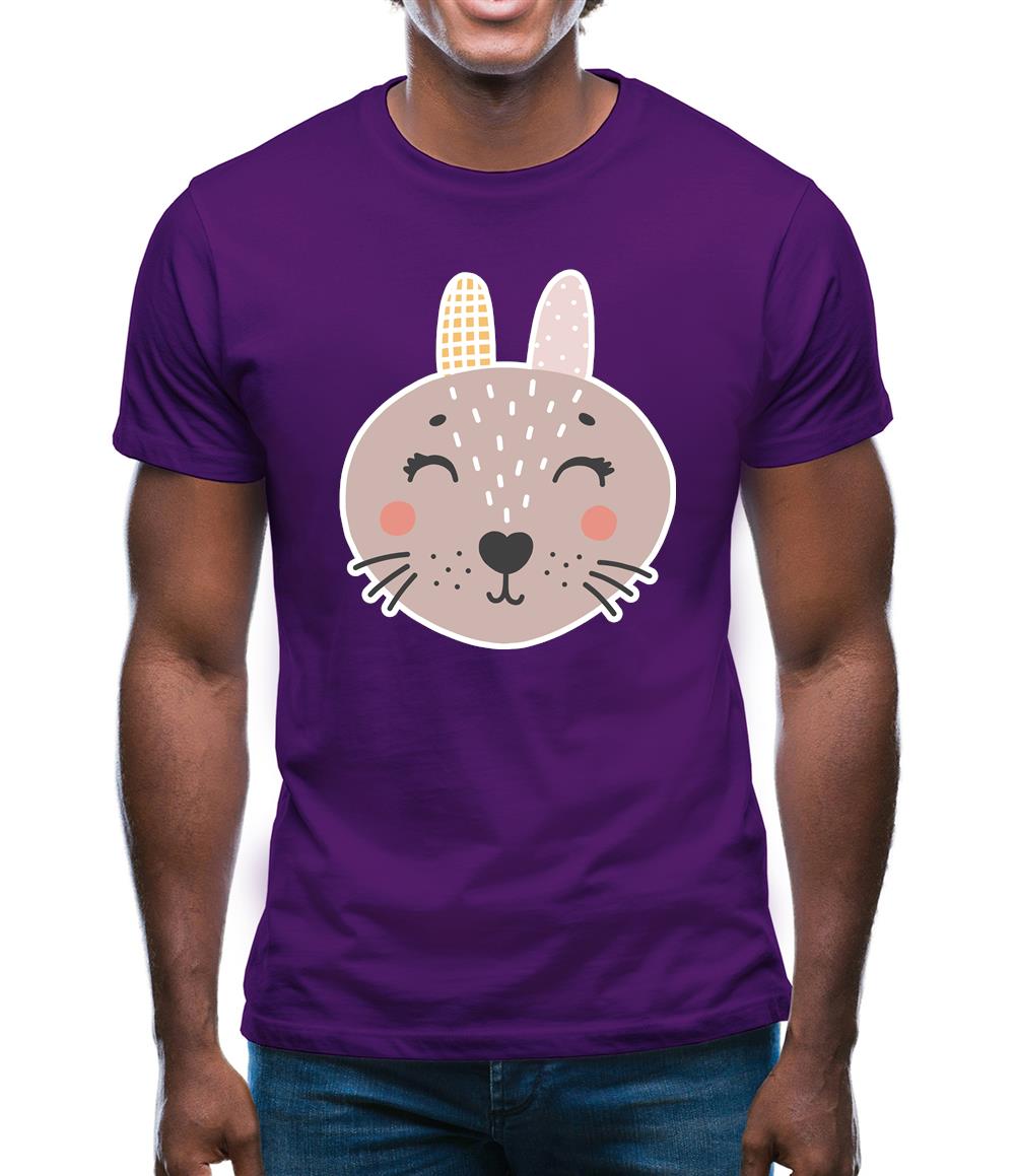 Smiley Face Mrs Rabbit Mens T-Shirt Smiley Face Mrs Rabbit Mens T-Shirt