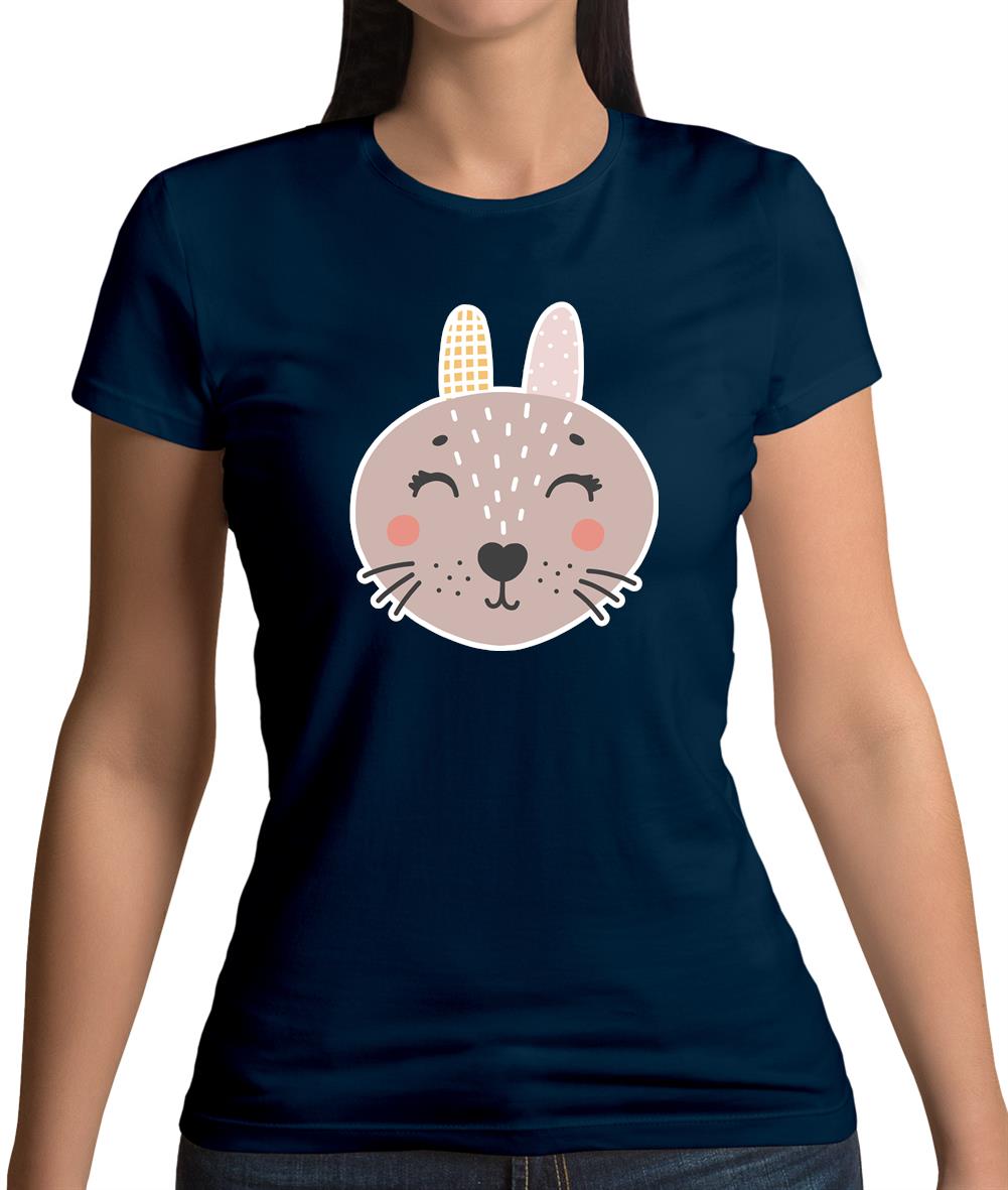 Smiley Face Mrs Rabbit Womens T-Shirt Smiley Face Mrs Rabbit Womens T-Shirt