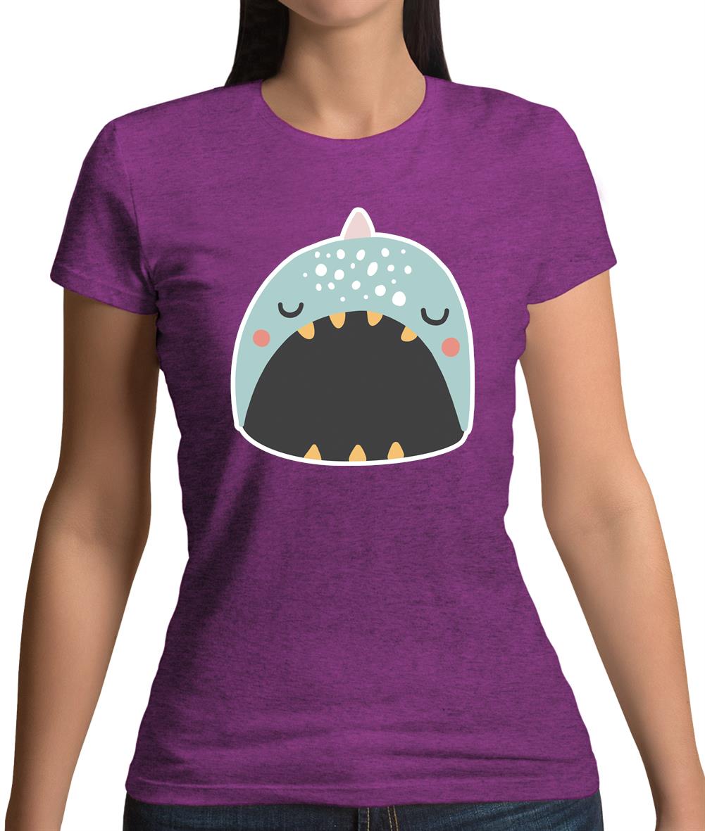 Smiley Face Narwhal Womens T-Shirt Smiley Face Narwhal Womens T-Shirt
