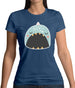 Smiley Face Narwhal Womens T-Shirt Smiley Face Narwhal Womens T-Shirt