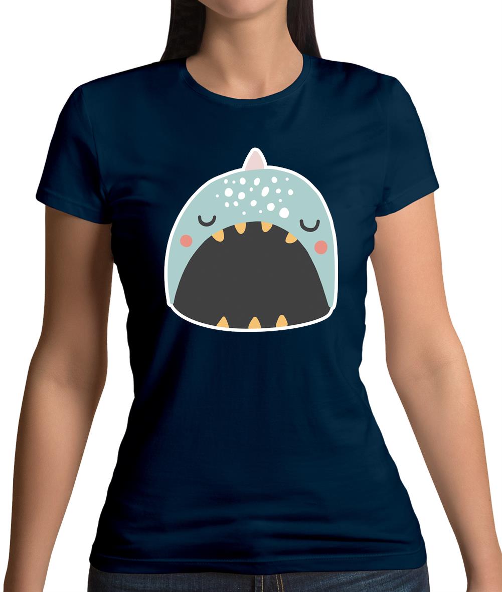 Smiley Face Narwhal Womens T-Shirt Smiley Face Narwhal Womens T-Shirt