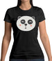 Smiley Face Panda Womens T-Shirt Smiley Face Panda Womens T-Shirt