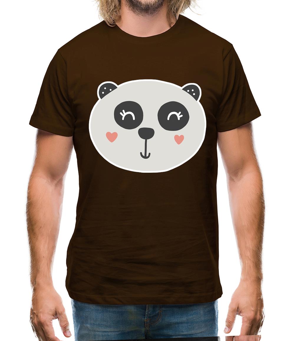 Smiley Face Panda Mens T-Shirt Smiley Face Panda Mens T-Shirt