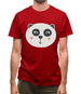 Smiley Face Panda Mens T-Shirt Smiley Face Panda Mens T-Shirt