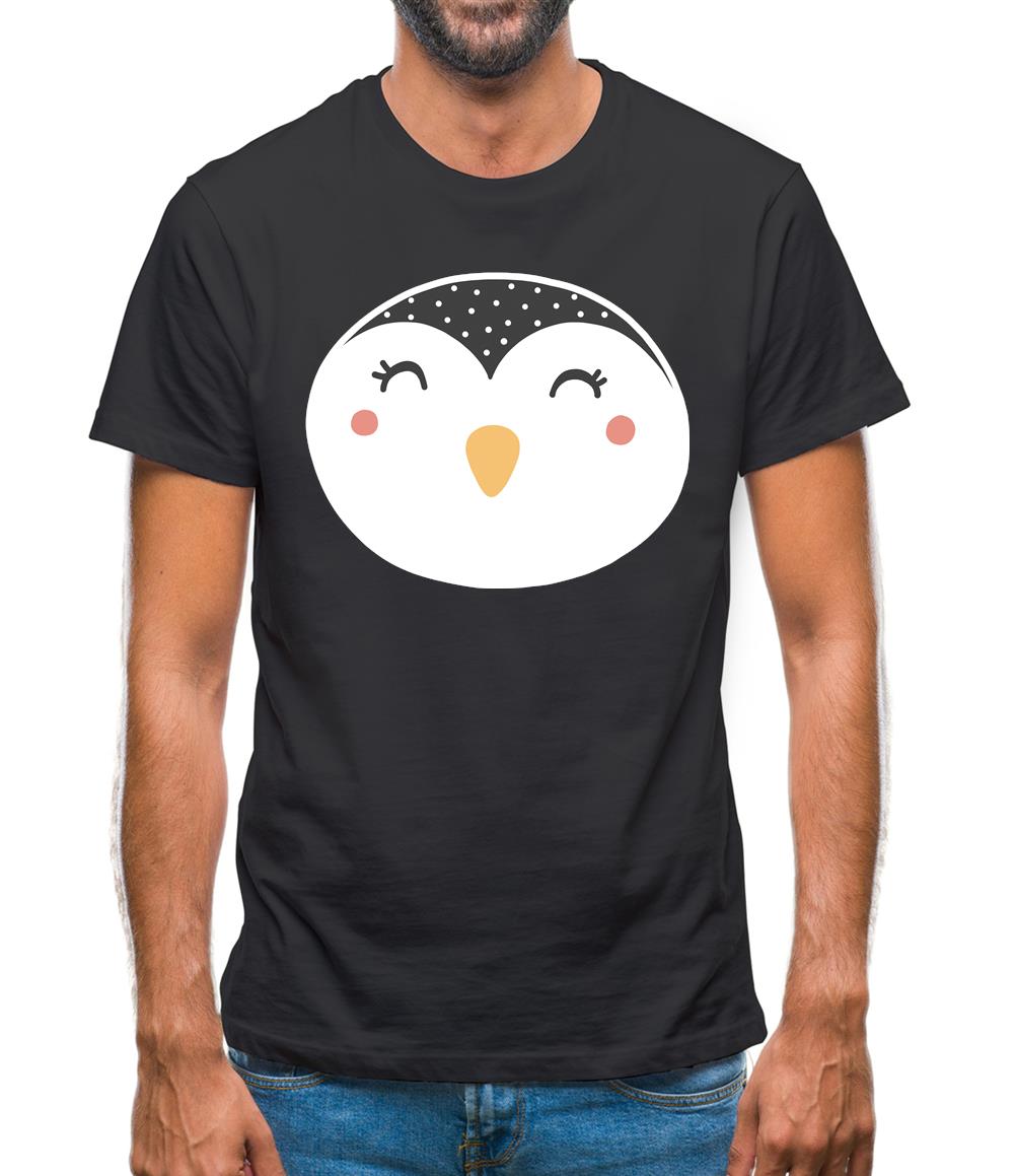 Smiley Face Penguin Mens T-Shirt Smiley Face Penguin Mens T-Shirt