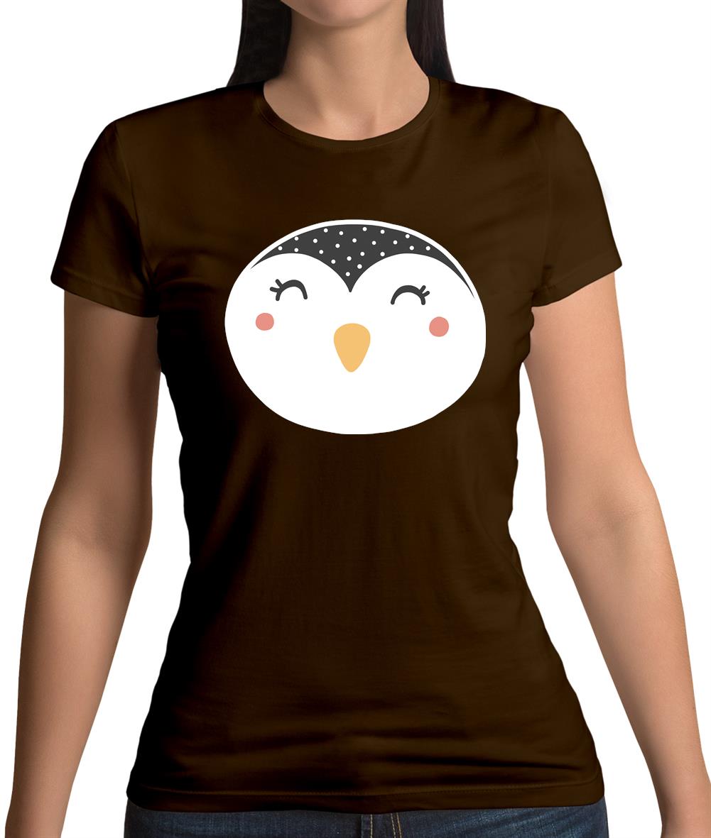 Smiley Face Penguin Womens T-Shirt Smiley Face Penguin Womens T-Shirt