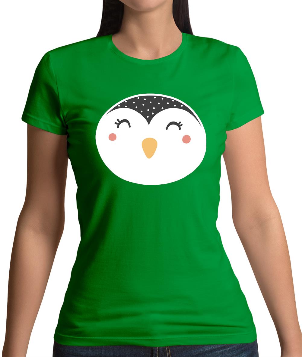 Smiley Face Penguin Womens T-Shirt Smiley Face Penguin Womens T-Shirt