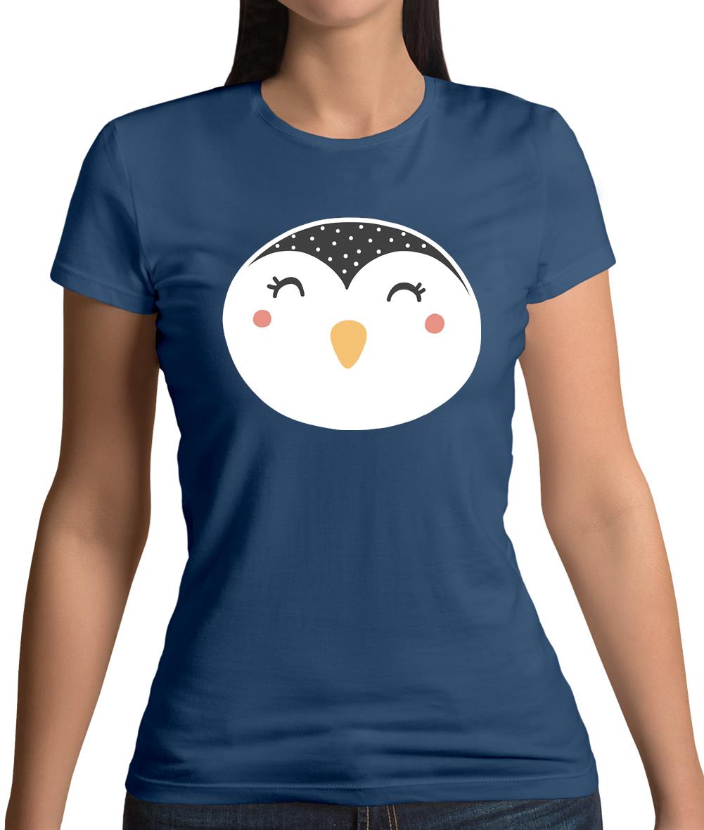 Smiley Face Penguin Womens T-Shirt Smiley Face Penguin Womens T-Shirt