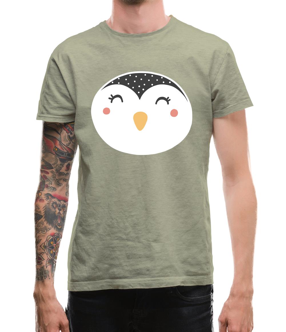 Smiley Face Penguin Mens T-Shirt Smiley Face Penguin Mens T-Shirt