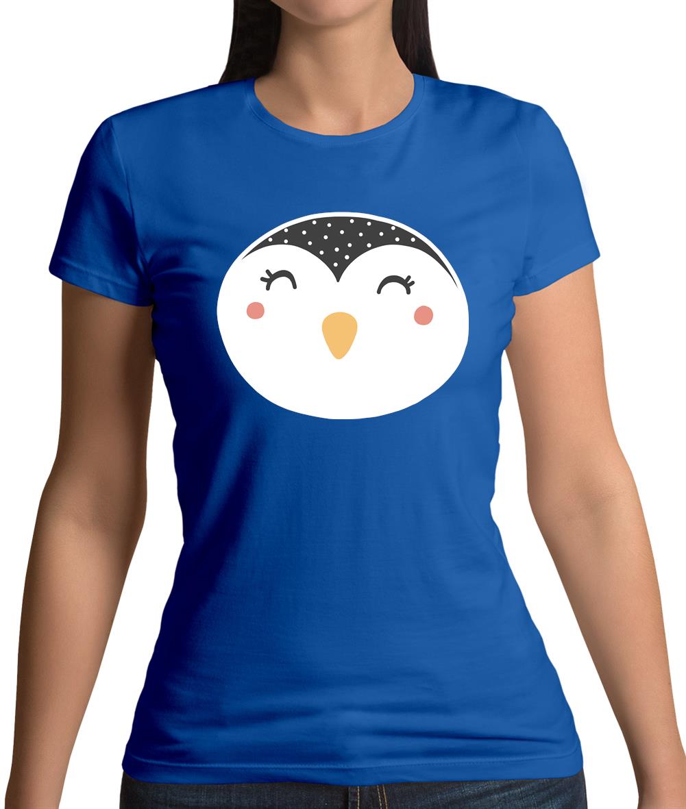Smiley Face Penguin Womens T-Shirt Smiley Face Penguin Womens T-Shirt