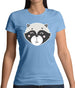 Smiley Face Racoon Womens T-Shirt Smiley Face Racoon Womens T-Shirt