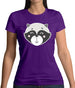 Smiley Face Racoon Womens T-Shirt Smiley Face Racoon Womens T-Shirt