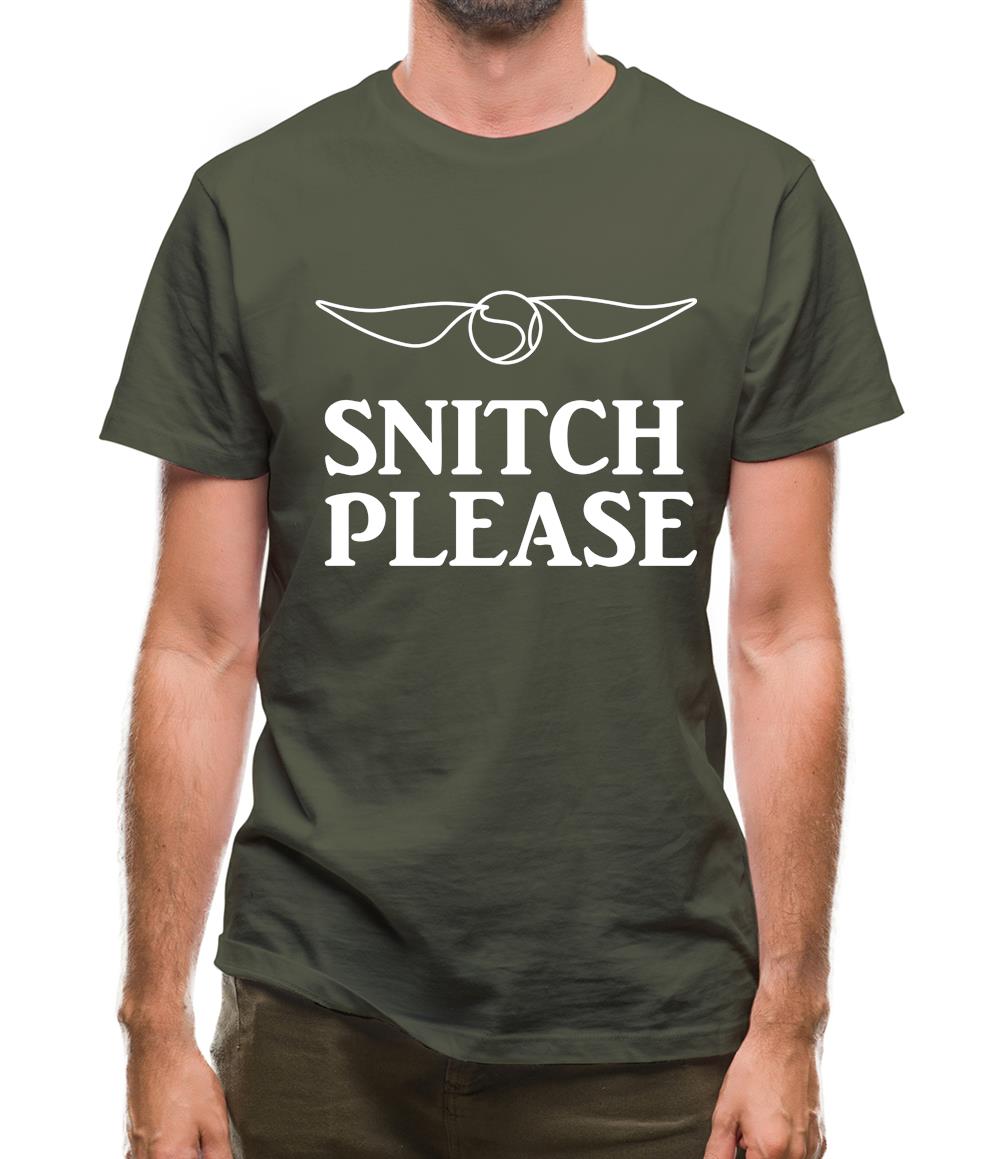 Snitch Please Mens T-Shirt Snitch Please Mens T-Shirt