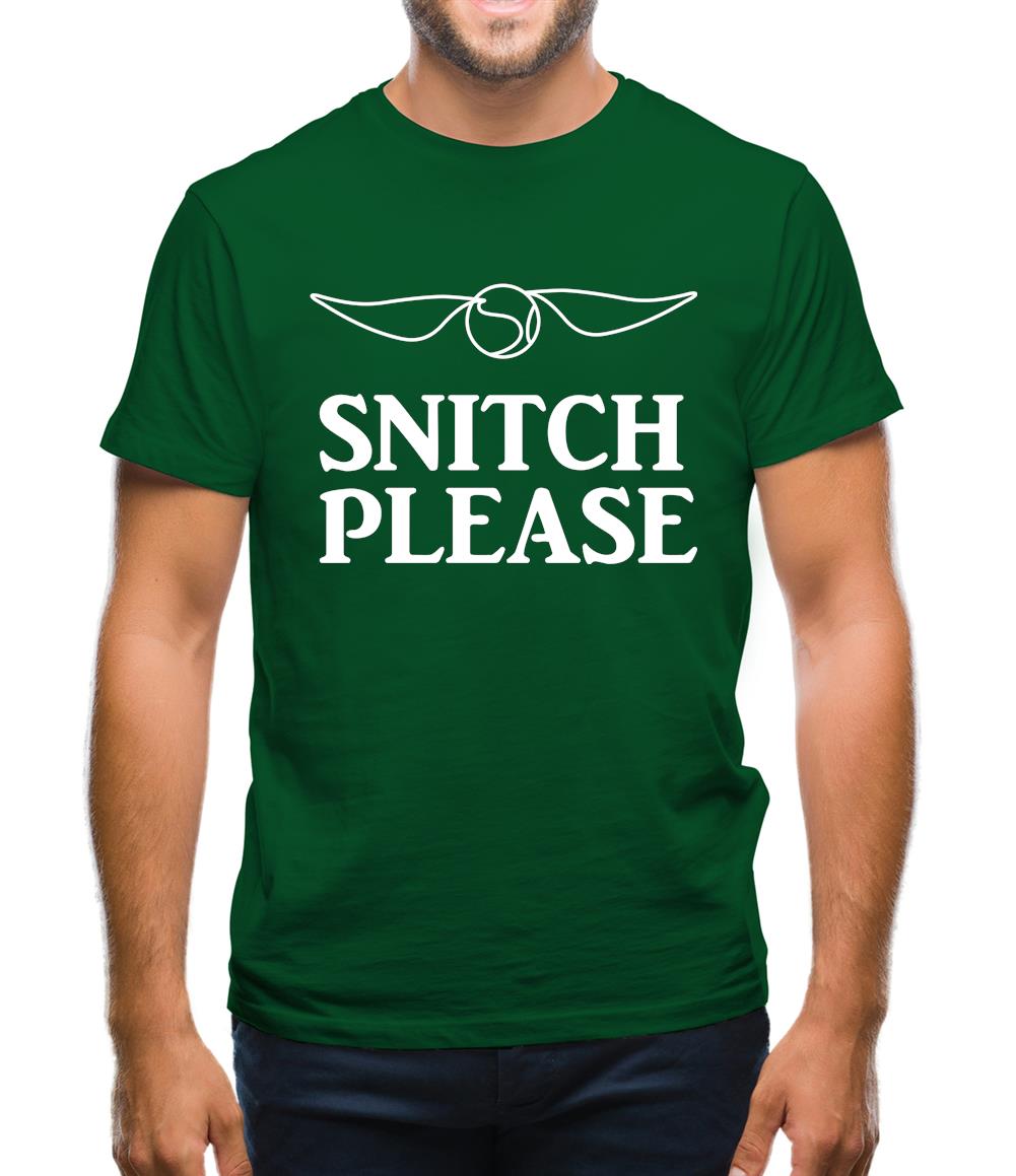 Snitch Please Mens T-Shirt Snitch Please Mens T-Shirt
