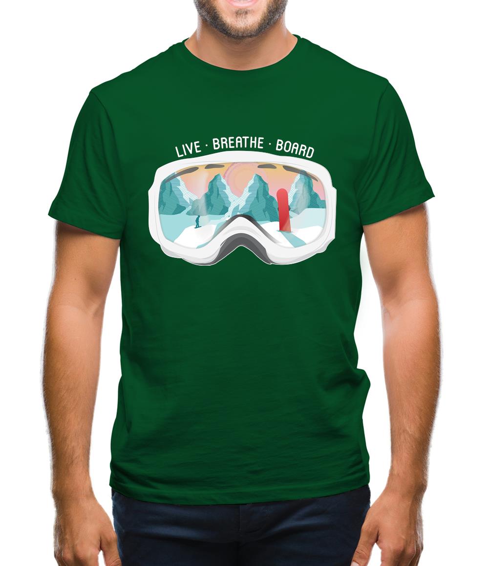 Snowgoggles - Snowboard Mens T-Shirt Snowgoggles - Snowboard Mens T-Shirt
