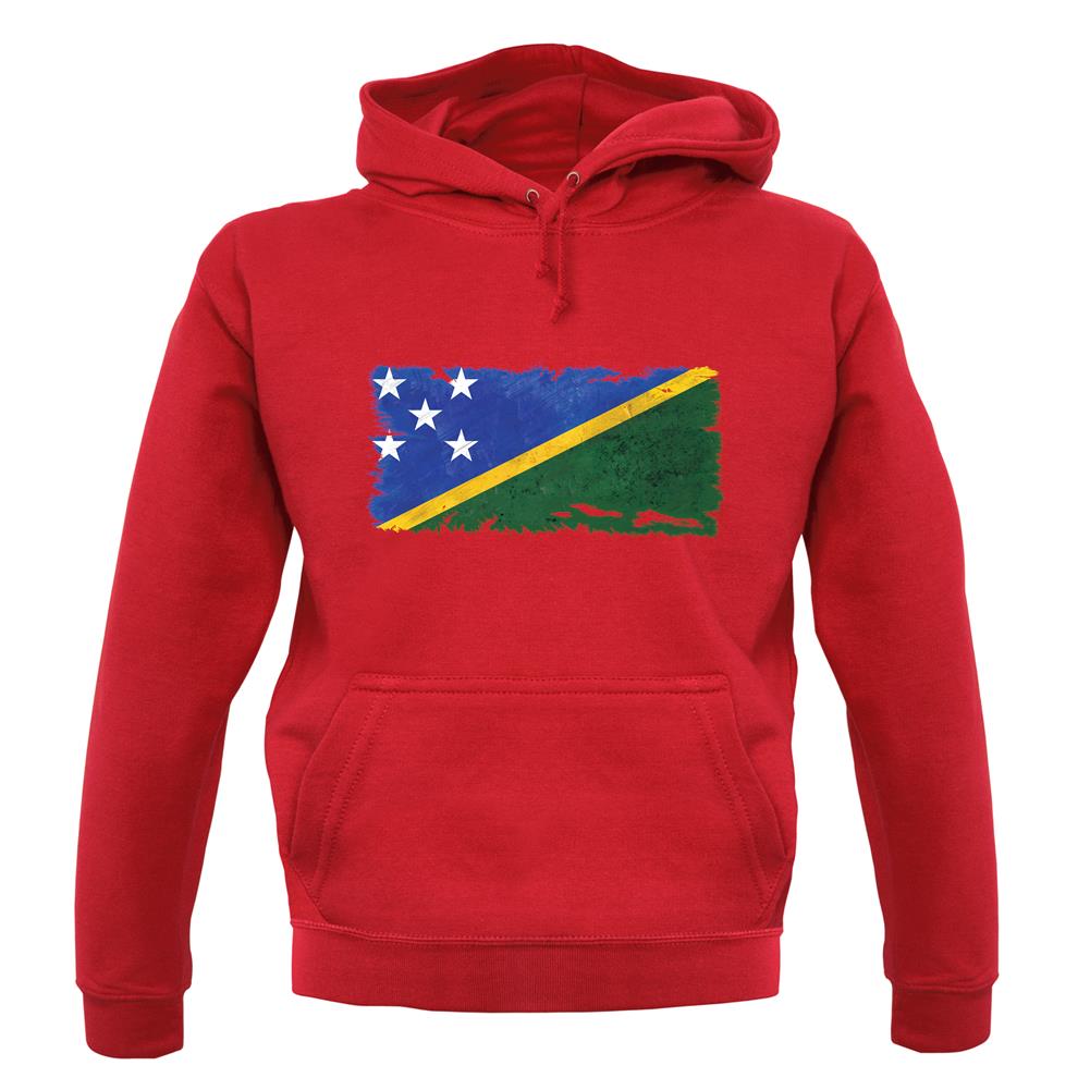 Solomon Islands Grunge Style Flag unisex hoodie Solomon Islands Grunge Style Flag unisex hoodie