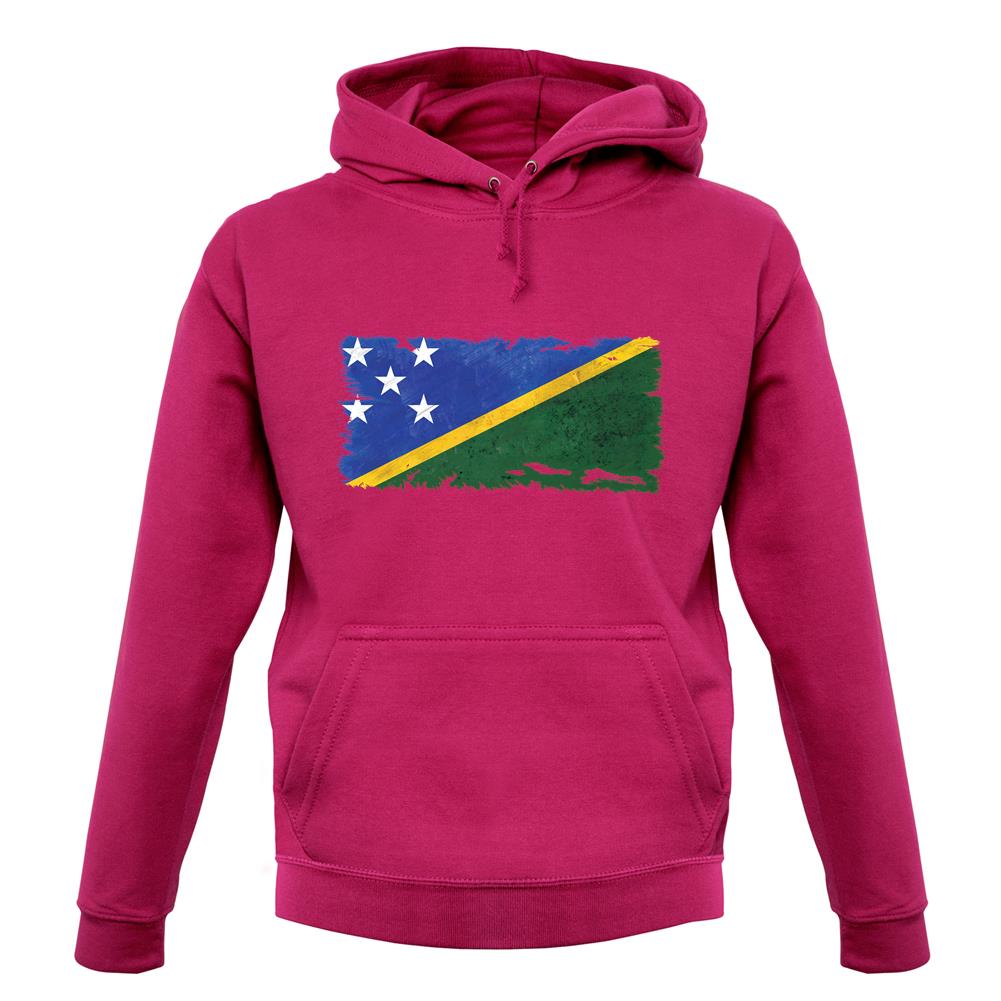 Solomon Islands Grunge Style Flag unisex hoodie Solomon Islands Grunge Style Flag unisex hoodie