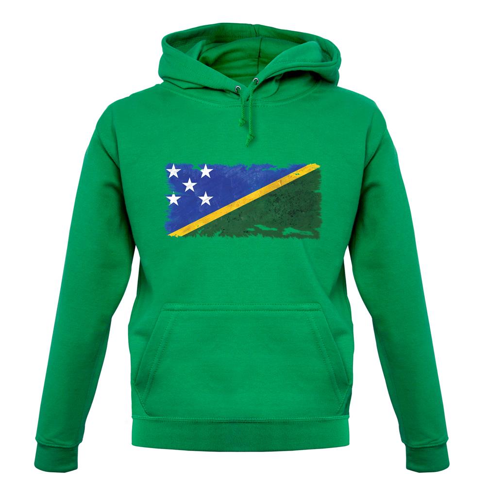 Solomon Islands Grunge Style Flag unisex hoodie Solomon Islands Grunge Style Flag unisex hoodie