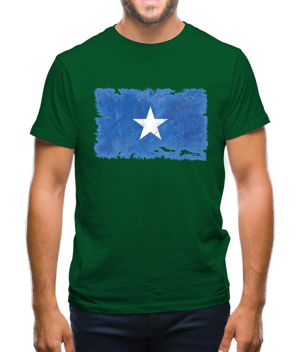 Somalia Grunge Style Flag Mens T-Shirt Somalia Grunge Style Flag Mens T-Shirt