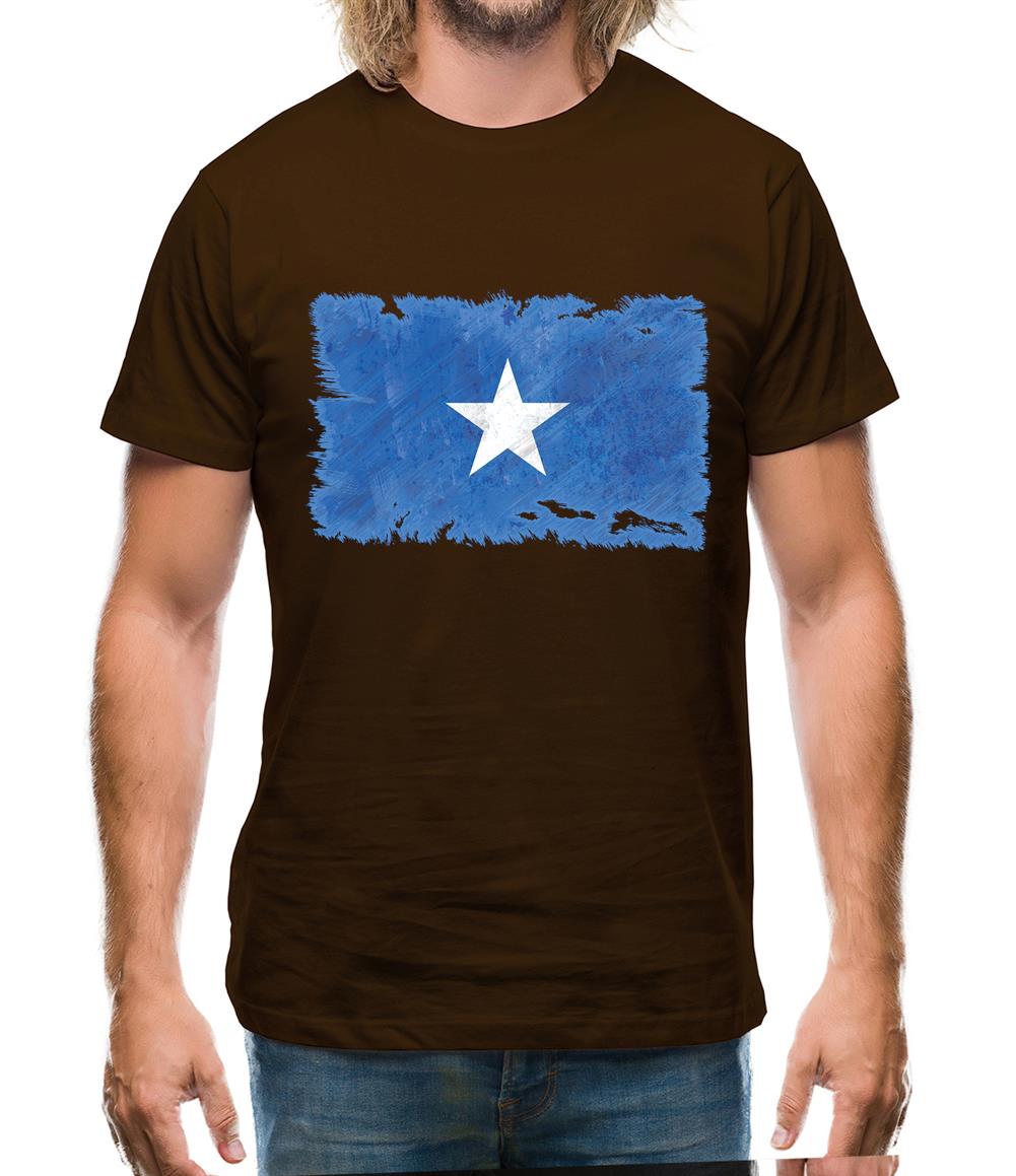 Somalia Grunge Style Flag Mens T-Shirt Somalia Grunge Style Flag Mens T-Shirt