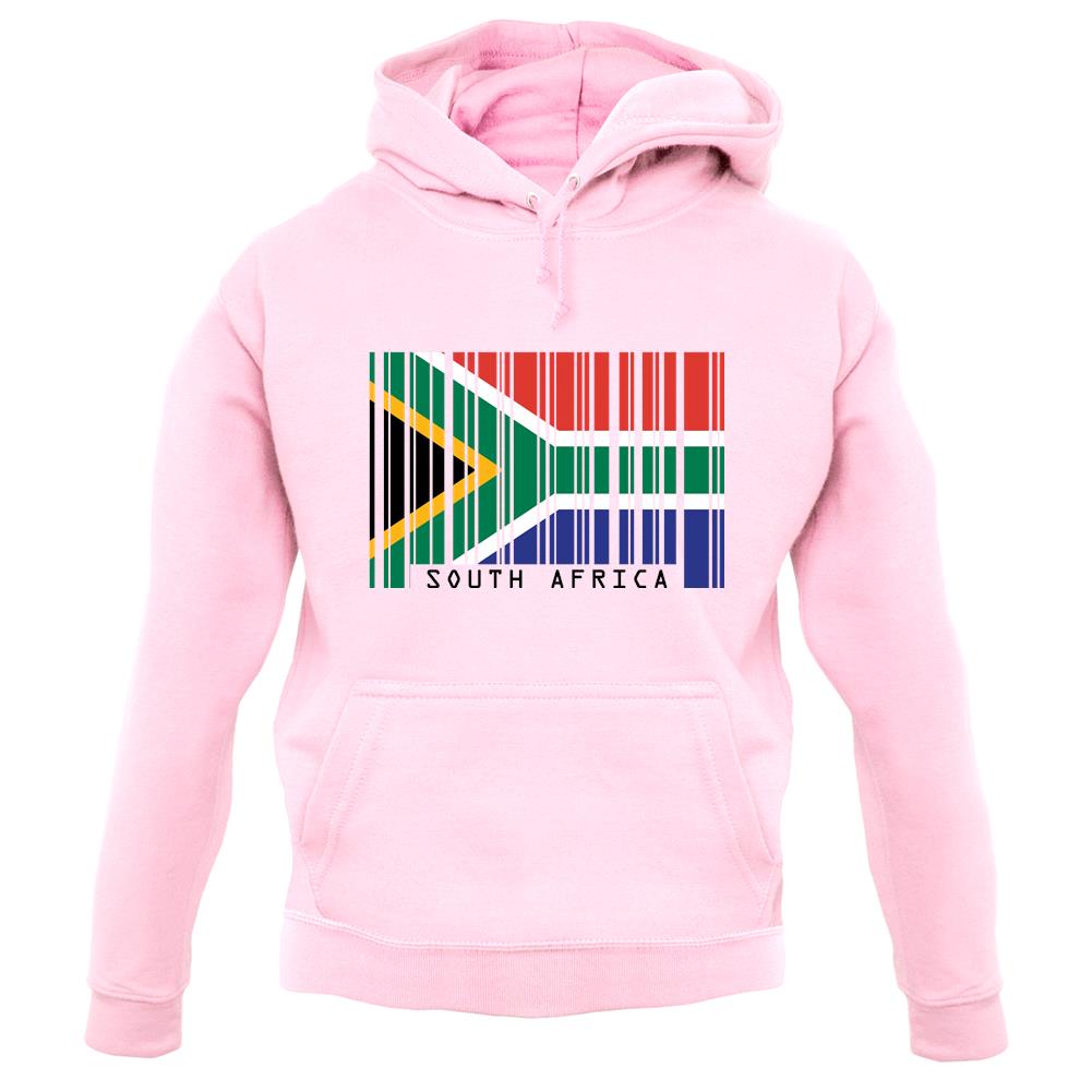 South Africa  Barcode Style Flag unisex hoodie South Africa  Barcode Style Flag unisex hoodie