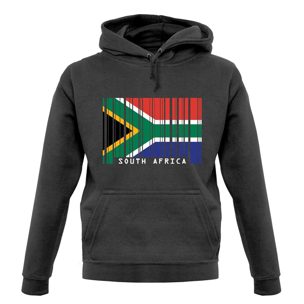 South Africa  Barcode Style Flag unisex hoodie South Africa  Barcode Style Flag unisex hoodie